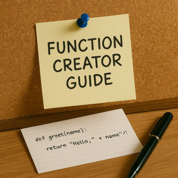 Function Creator Guide